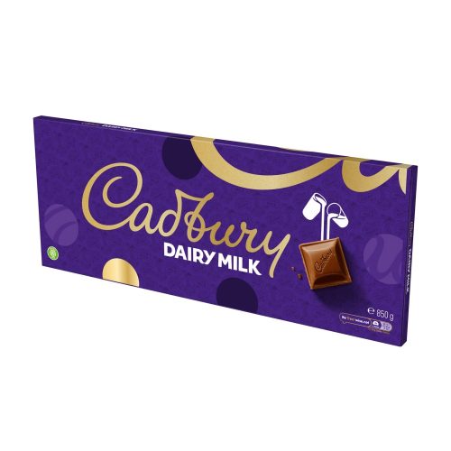 Cadbury 850g Dairy Milk Chocolate Bar Creamy Milk Chocolate